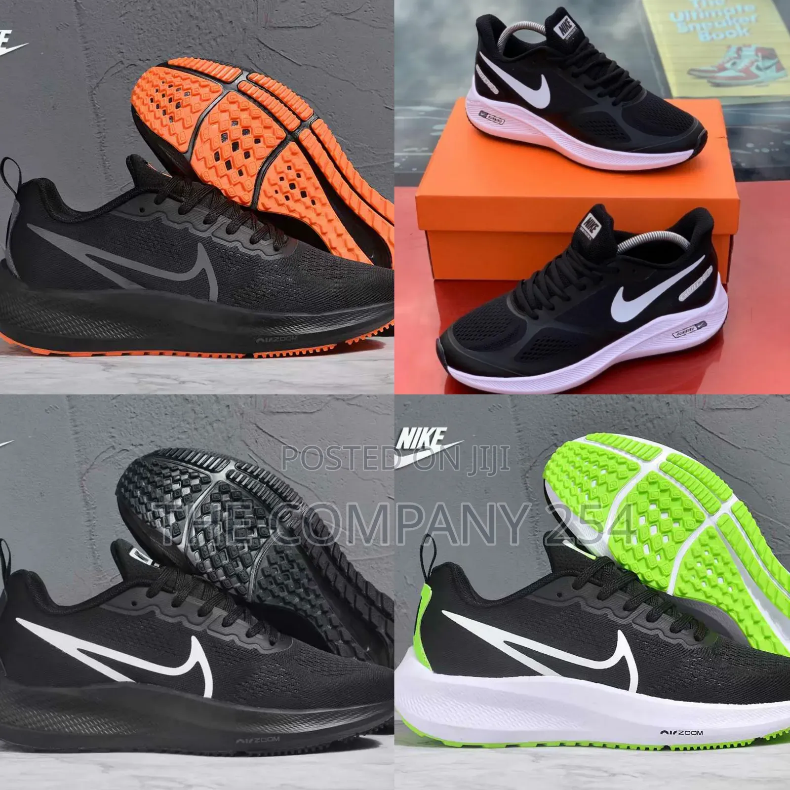 Quality Leather Unisex Gym Sport Zoom Runner Shoes