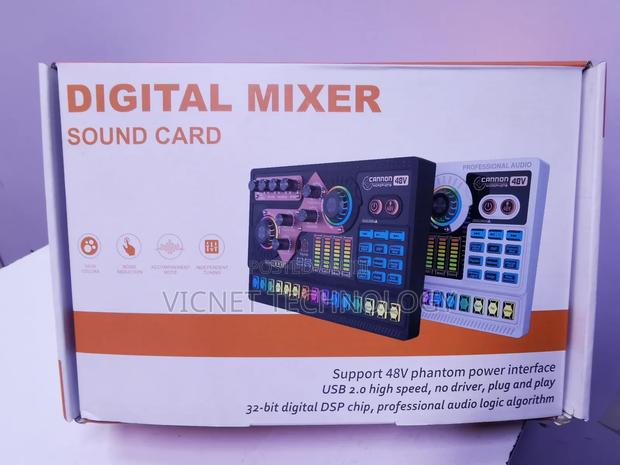 32 Bits Digital Sound Card Mixer - main view