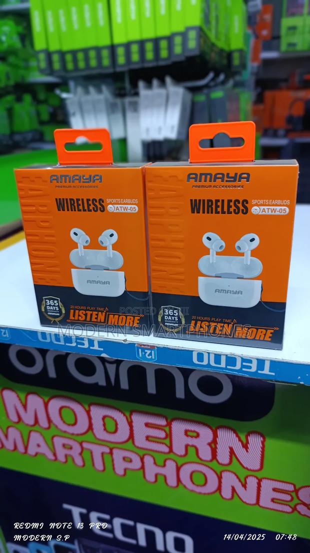 Amaya Atw 05 Wireless Bluetooth Earphone Sport Earbuds