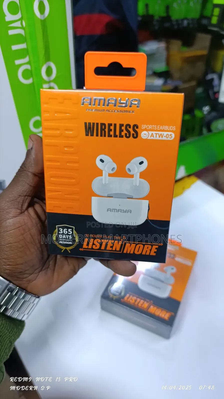 Amaya Atw 05 Wireless Bluetooth Earphone Sport Earbuds