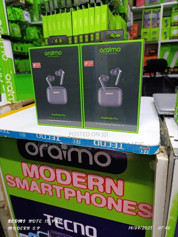 Oraimo Freepods Pro Anc True Wireless Bluetooth Earbuds - thumbnail 2