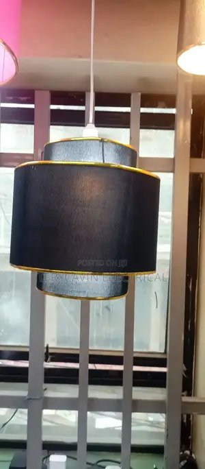 Black Translucent Hanging Light Shade