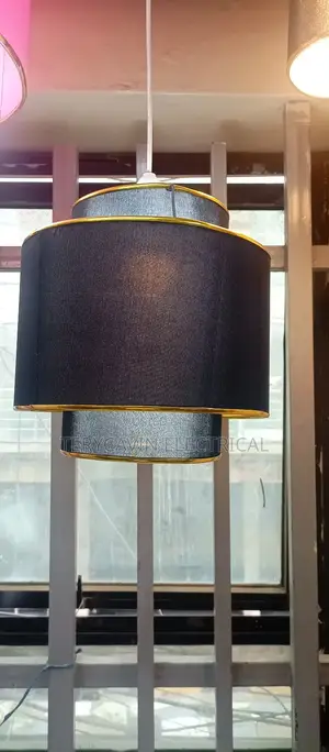 Black Translucent Hanging Light Shade