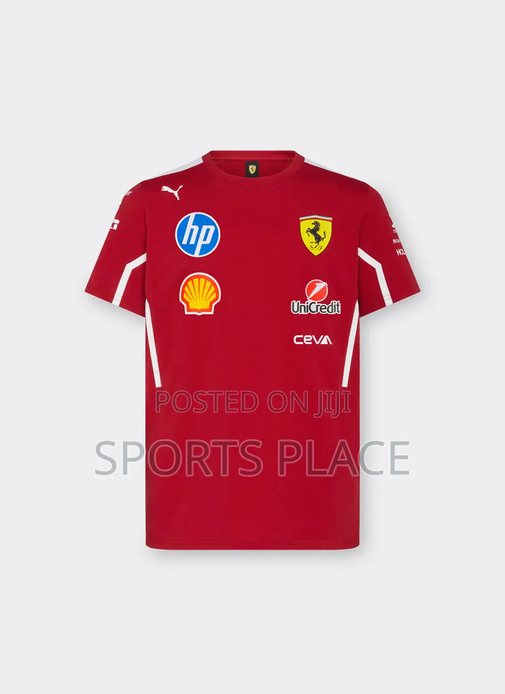 New Round Neck Ferrari 2025 Formula One Shirt Jersey