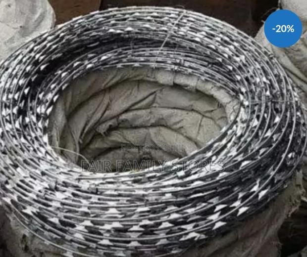 Galvanized 10m Razor Wire,