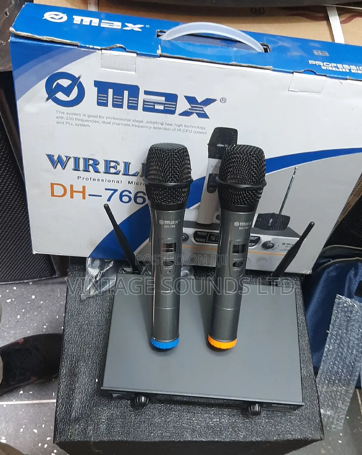 Original Wireless Microphone Max 766 Model