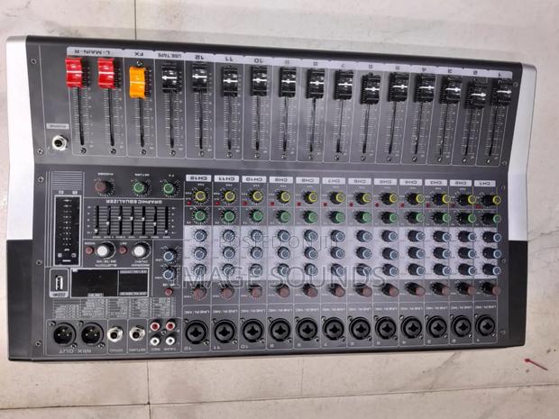 Powered Mixer 12channel (Small Body With One Equalizer) - main view