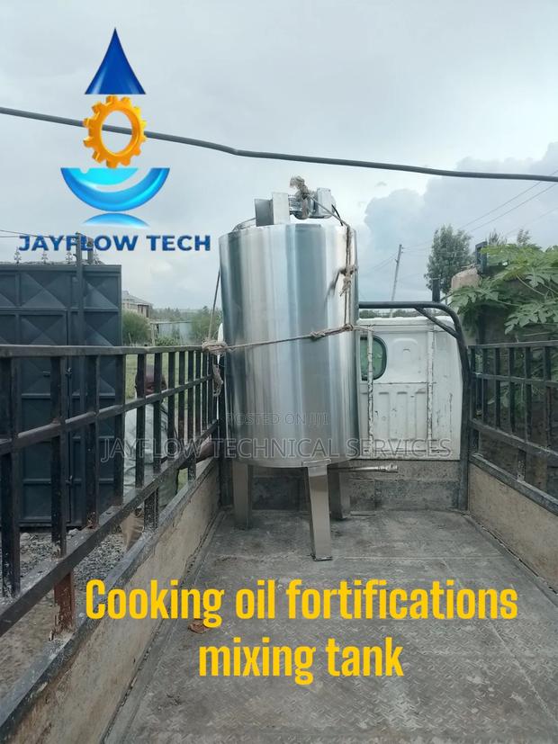 Industrial Oil Fortification Mixing Tanks - main view
