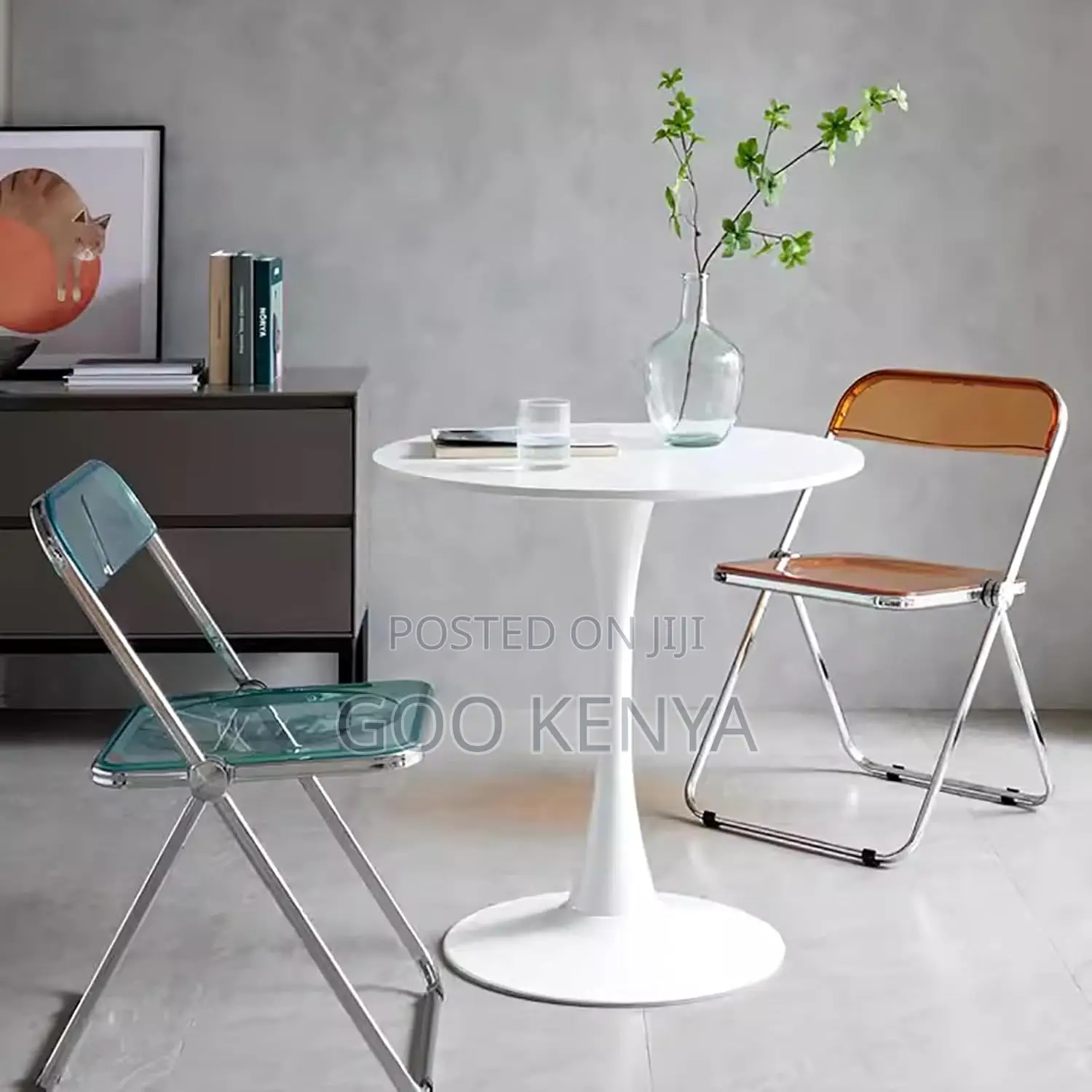 Office Table; Round Eames Table