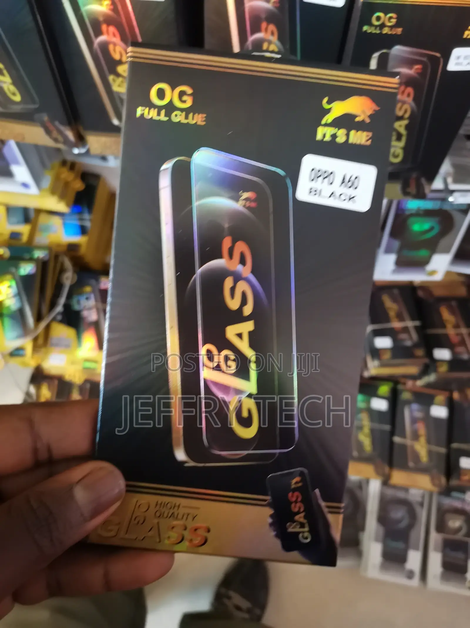 Fiokxie Glass Screen Protector for Oppo A60 Privacy