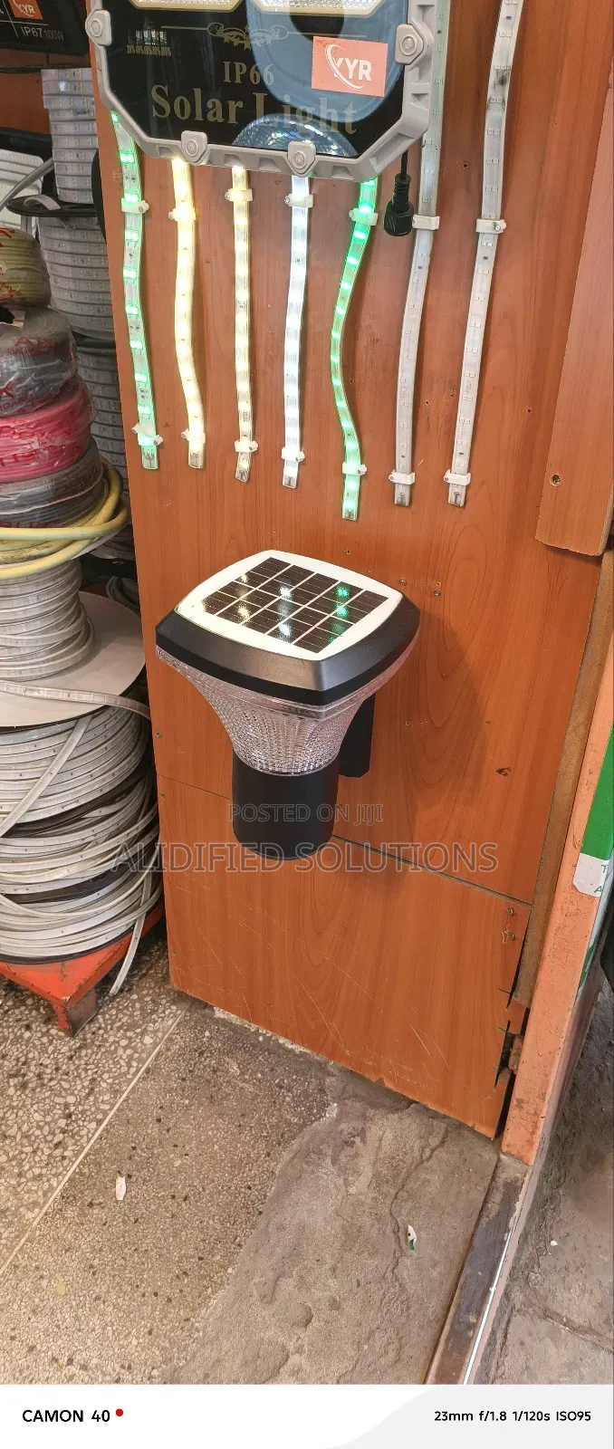 Solar Pillar/Gate Light