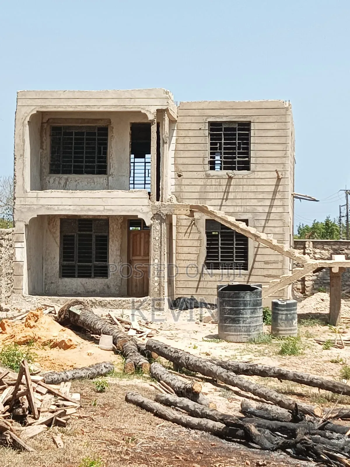 Plot and Incomplete House for Sale