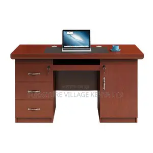 Office Tables:140cm Manager’S Desk With Built-in Drawers