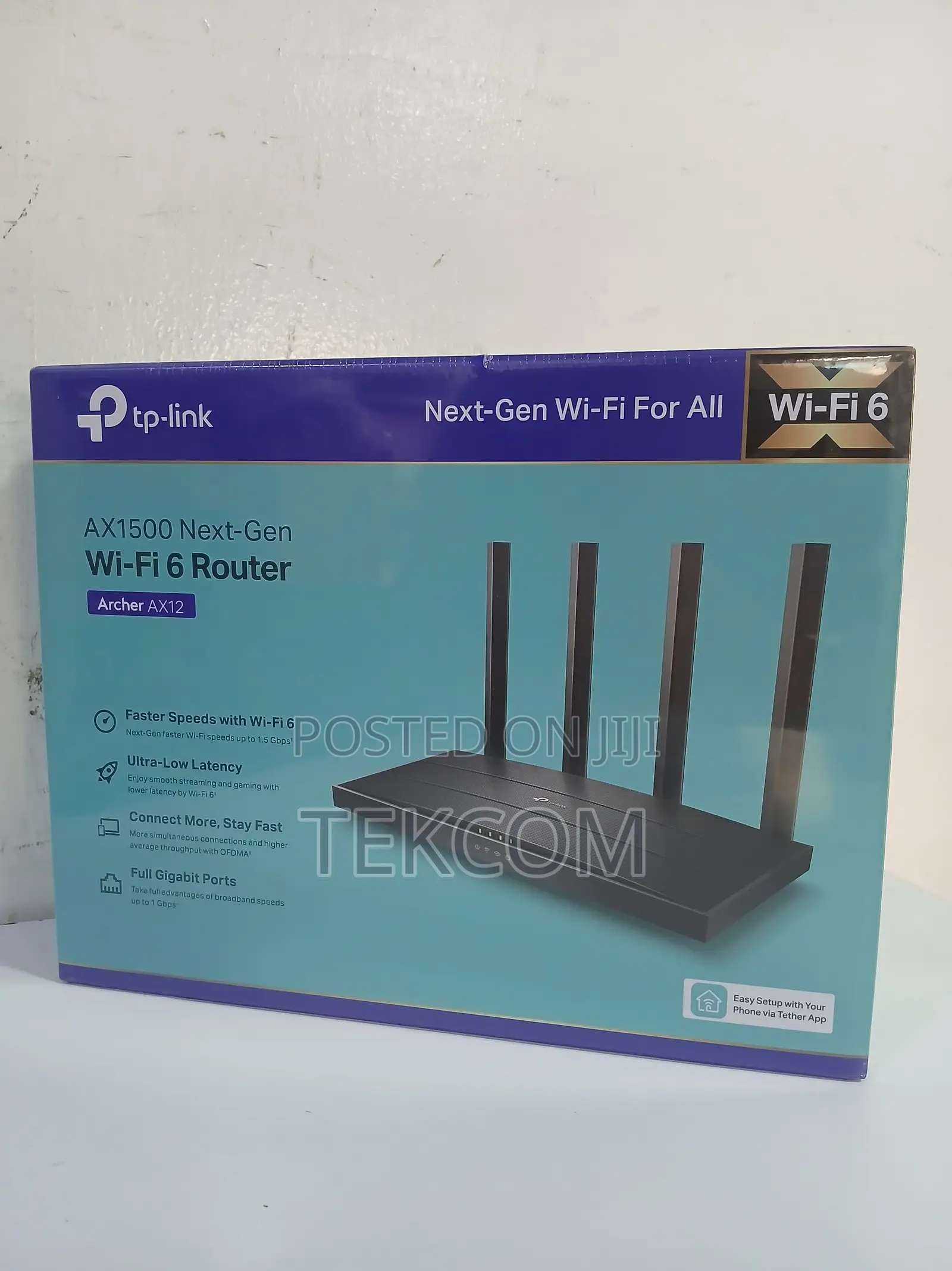 Tp-Link Archer Ax12 Ax1500 Dual-Band Wi-Fi 6 Router