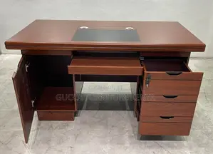 Office Tables: 1.4 Meters Executive Desk With Hidden Storage