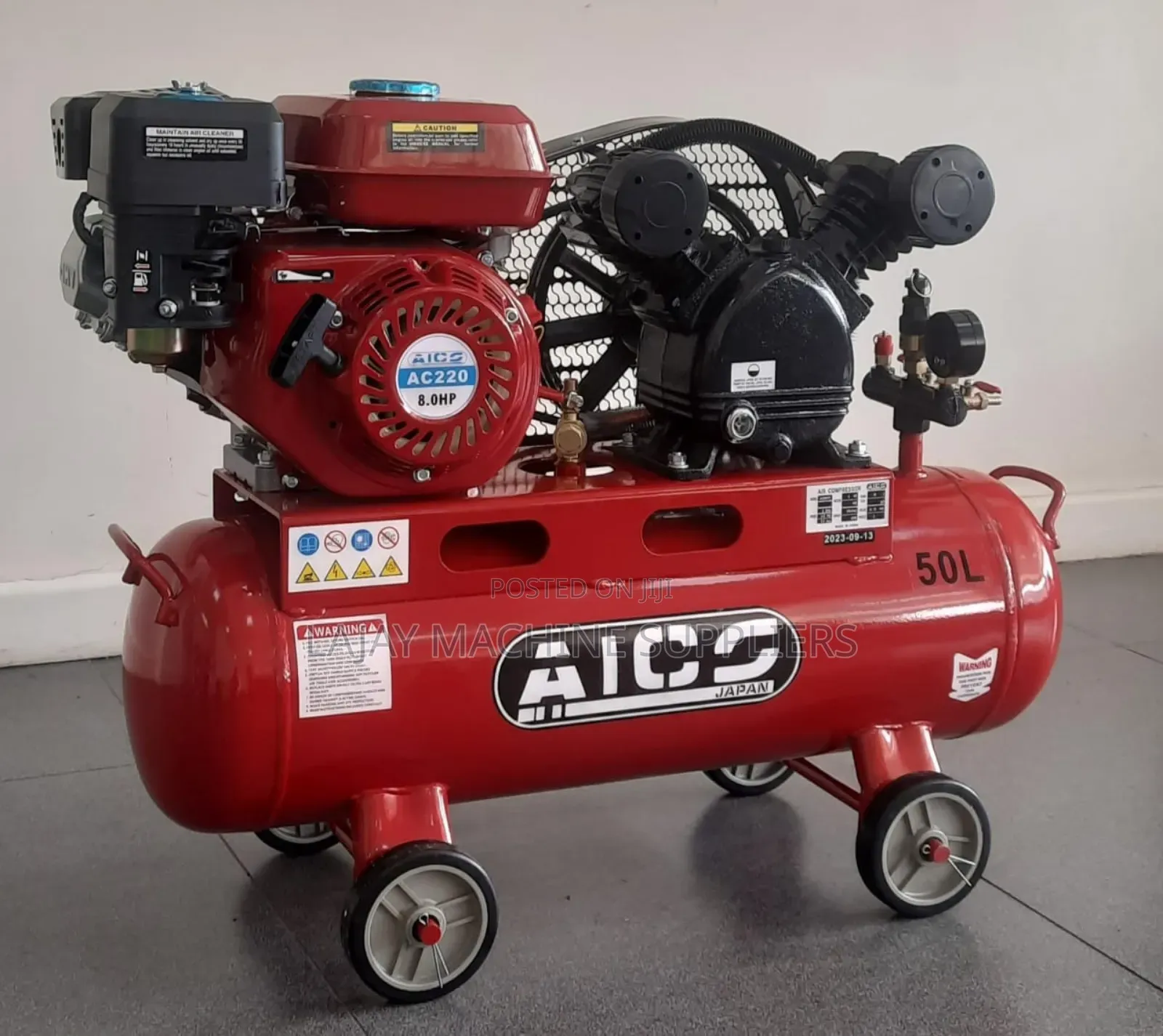 Ac850pt Aico Japan Compressor Engine Driven 50l