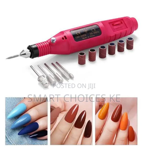 *Variable Speed Rotary Nail Drill Machine With 5 Drill - thumbnail 2