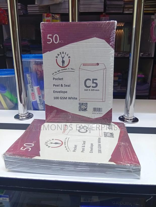 A Packet of Gazelle C5/A5 Peel Seel White Envelope- 50pcs - thumbnail 8