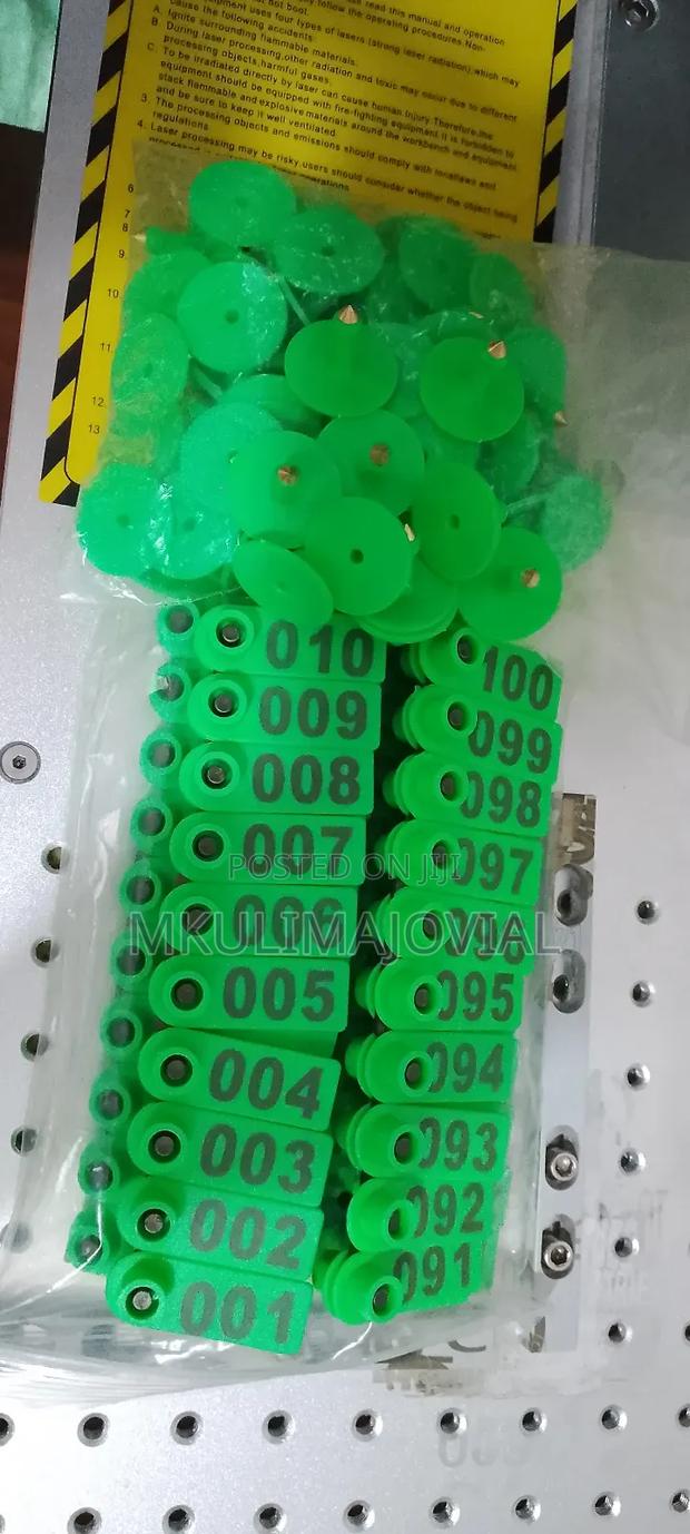 Ear Tag Green Slim for Sheep and/or Goats