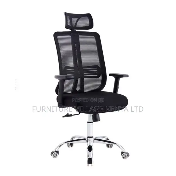 Office Chairs:Ergonomic Chair With Neck and Headrest Support