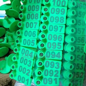 Ear Tags Pack(100pcs) Green Slim Shape