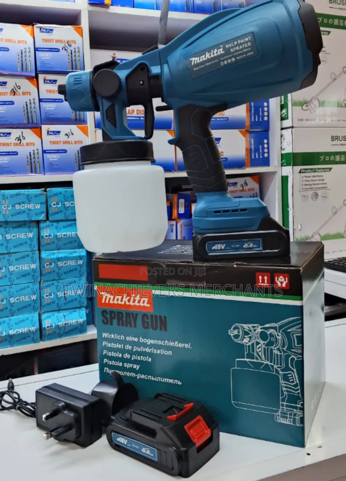 Cordless Spray Gun,Makita Rechargable Paint Sprayer 48v