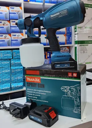 Cordless Spray Gun,Makita Rechargable Paint Sprayer 48v