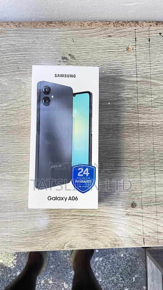 New Samsung Galaxy A06 64 GB Black