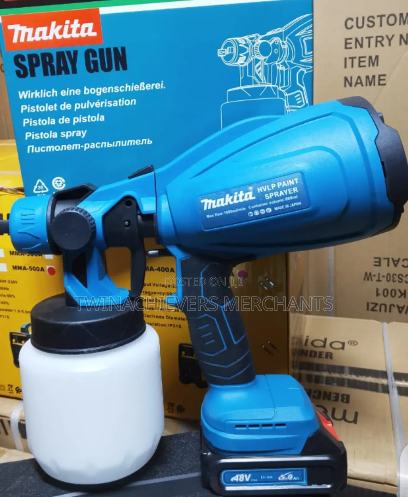 Cordless Spray Gun,Makita Rechargable Paint Sprayer 48v