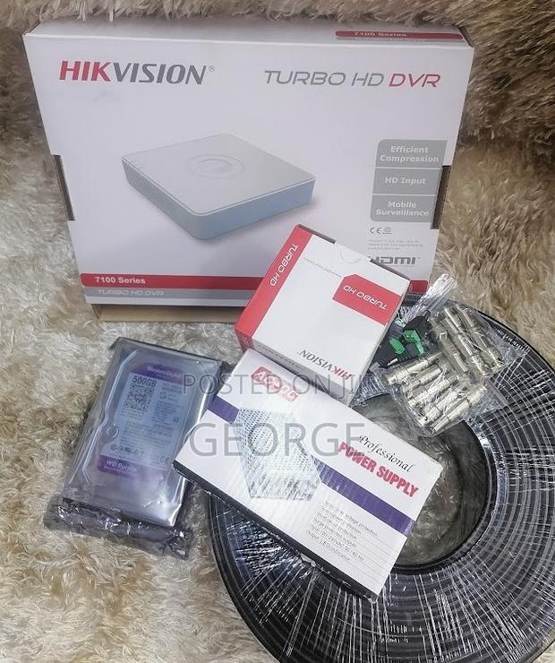 1 Color Day CCTV Cameras Hik Vision 1080p Ir Kit