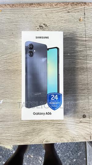 New Samsung Galaxy A06 128 GB Black - main view