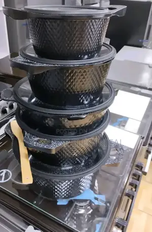 Die-Cast Granite Cookware Set - 11pcs