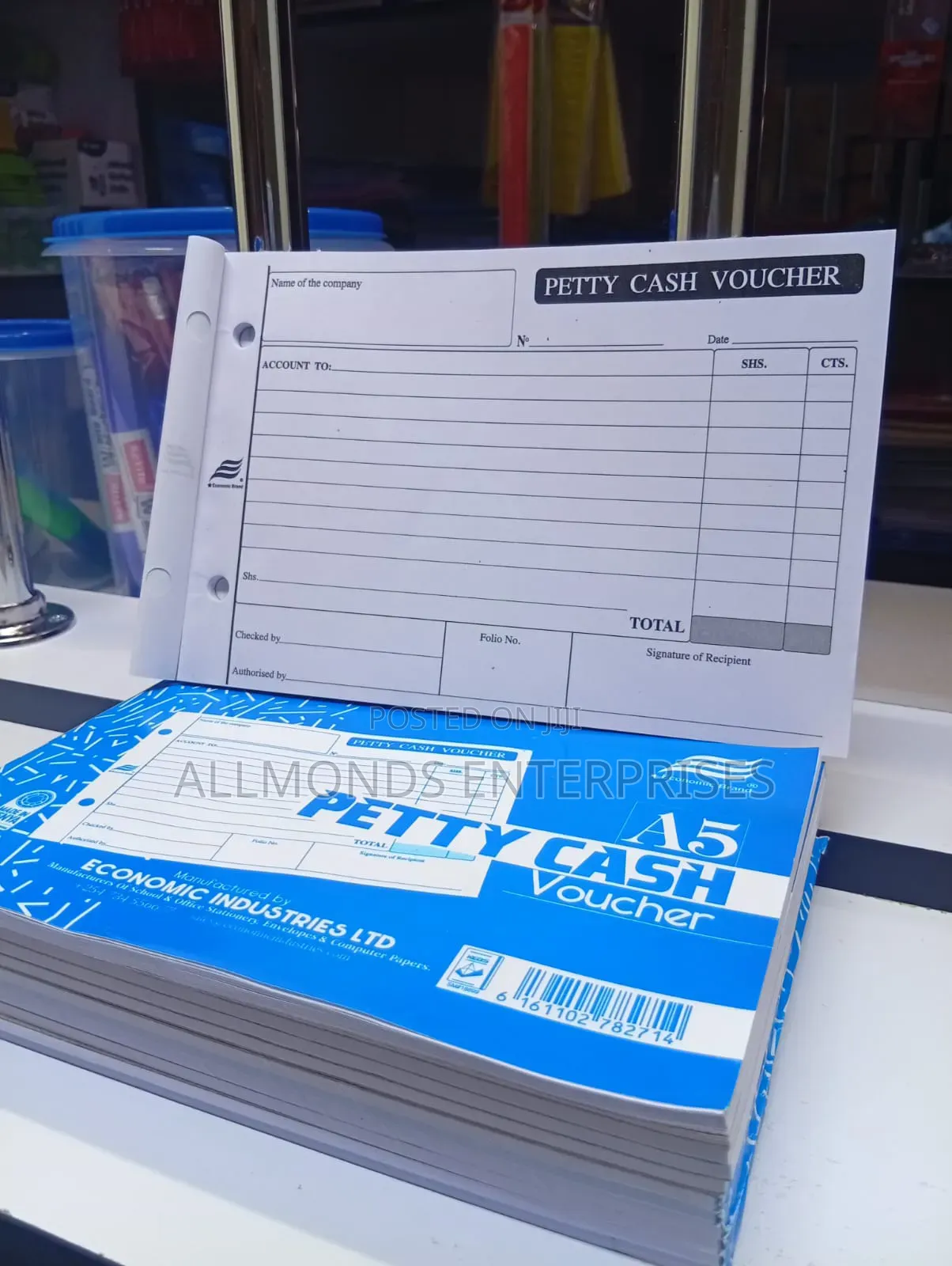A5 Petty Cash Voucher/Book- Economics