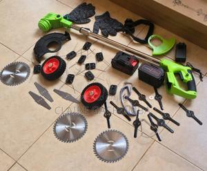 48v Cordless Brush Cutter With Trolly LegsHas 25pcs - thumbnail 2