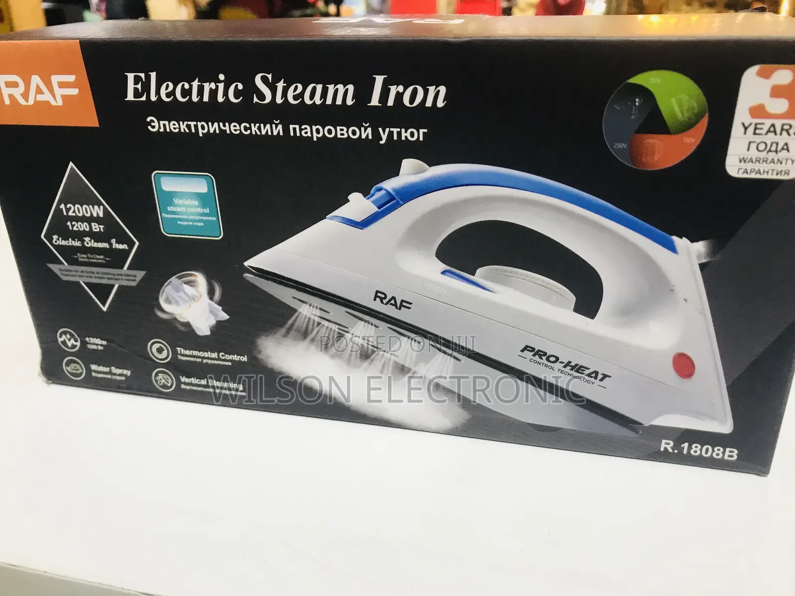 Steam Iron Box.