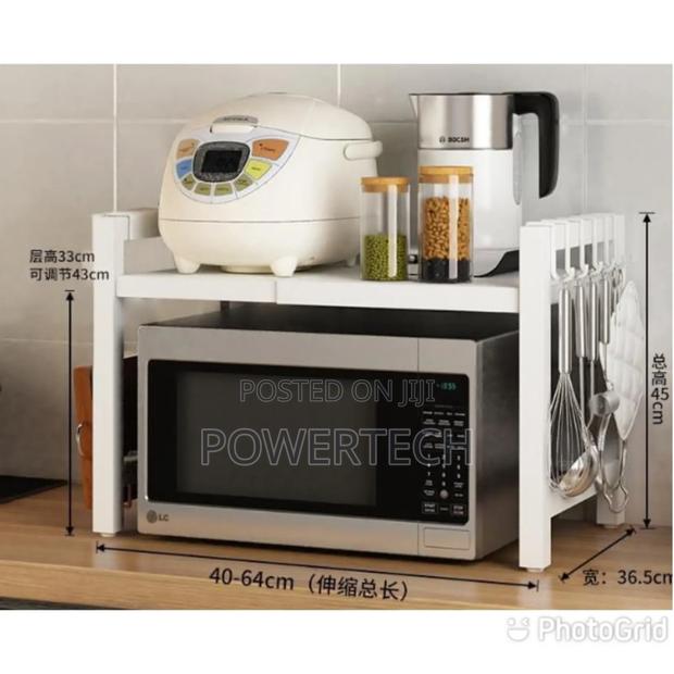 Expandable Metallic Microwave Stand