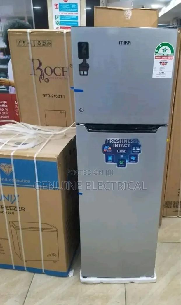 Mika 138l Double Door Fridge Mrdcd138lsd