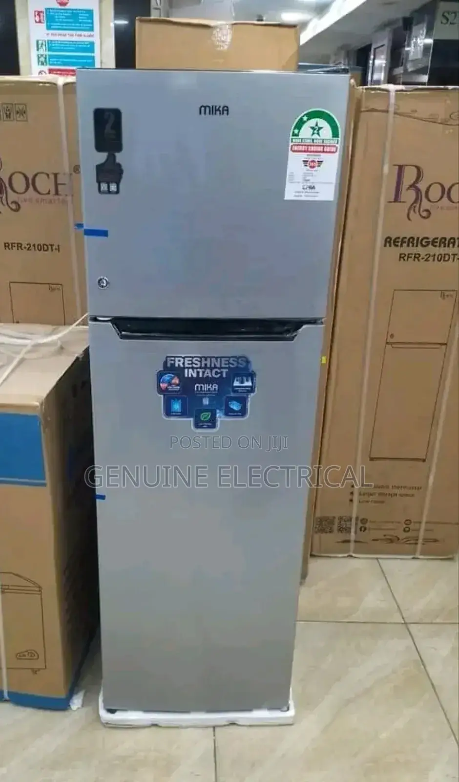 Refrigerator, Mika 138 Litres Top Freezer
