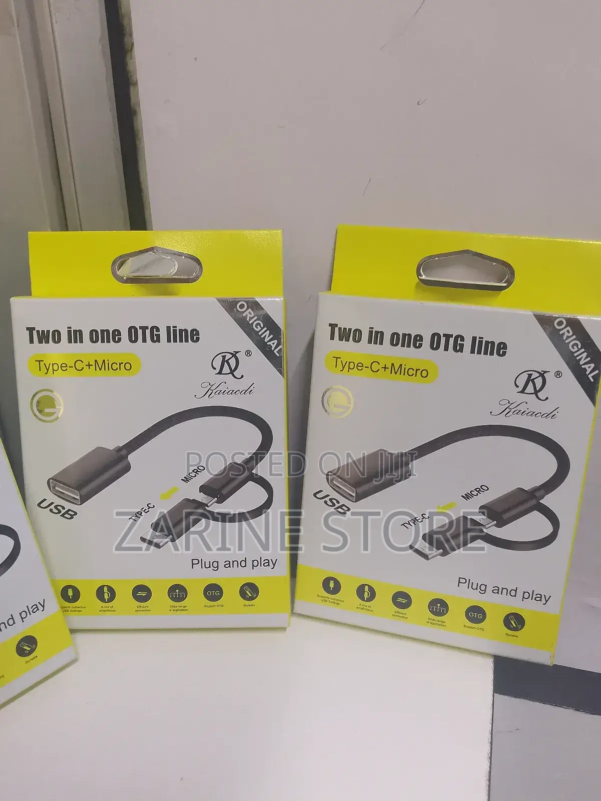 Two in 1 Otg Type C and Micro Plug and Play