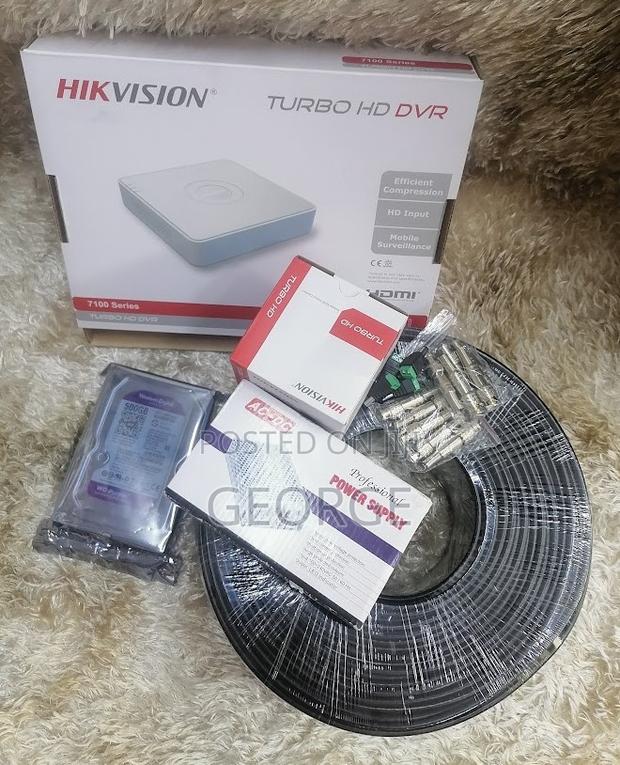1 Hikvision CCTV Set Camera 1 CCTV Installation Kit 1080p