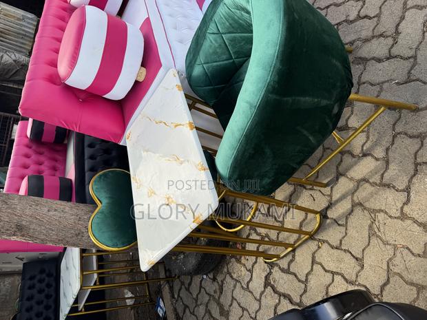 Green Set Manicure Chair With Table