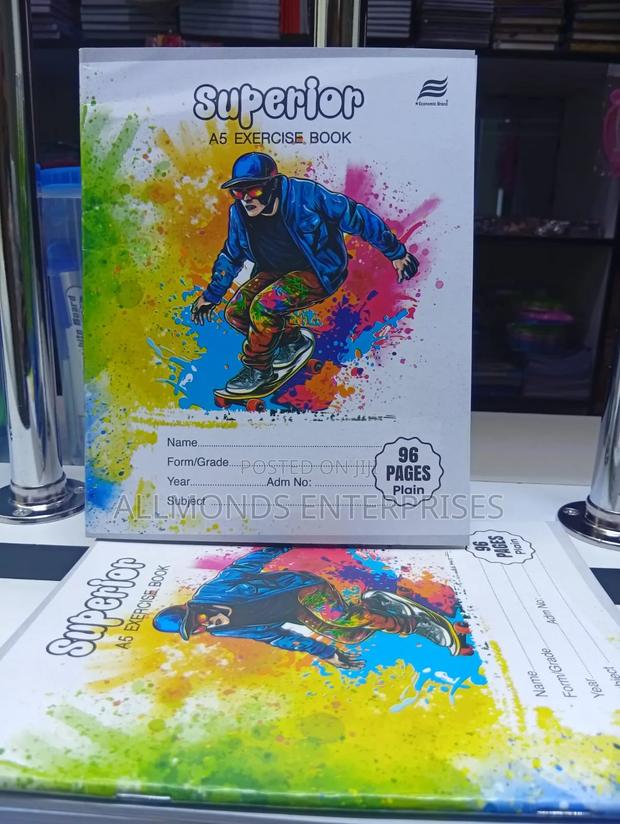 A5 Plain/Drawing Book 96 Pages- Superior/Economics - thumbnail 4