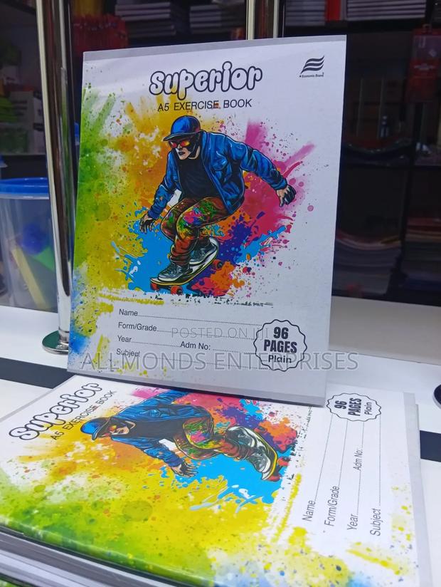 A5 Plain/Drawing Book 96 Pages- Superior/Economics - thumbnail 6