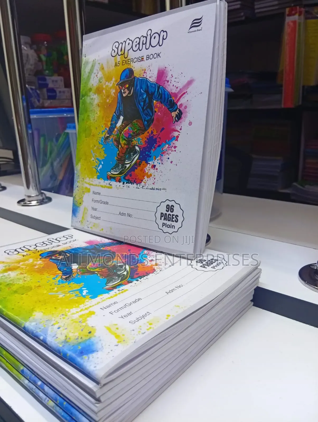A5 Plain/Drawing Book 96 Pages- Superior/Economics