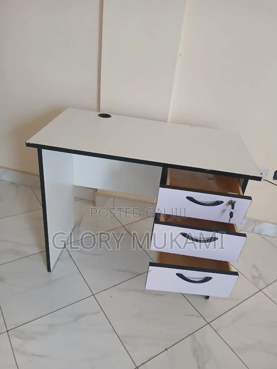 White Office Desk Table