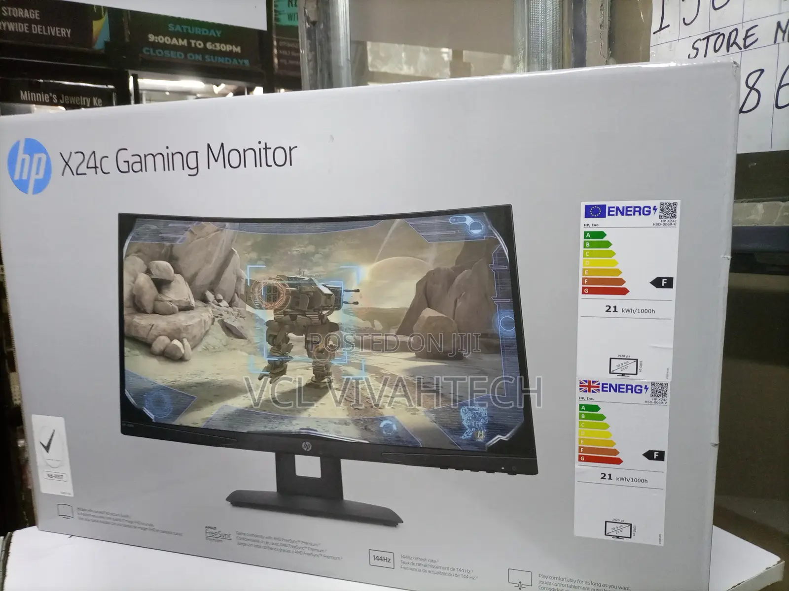 Hp X24c 23.6′′ FHD Curved Gaming Monitor
