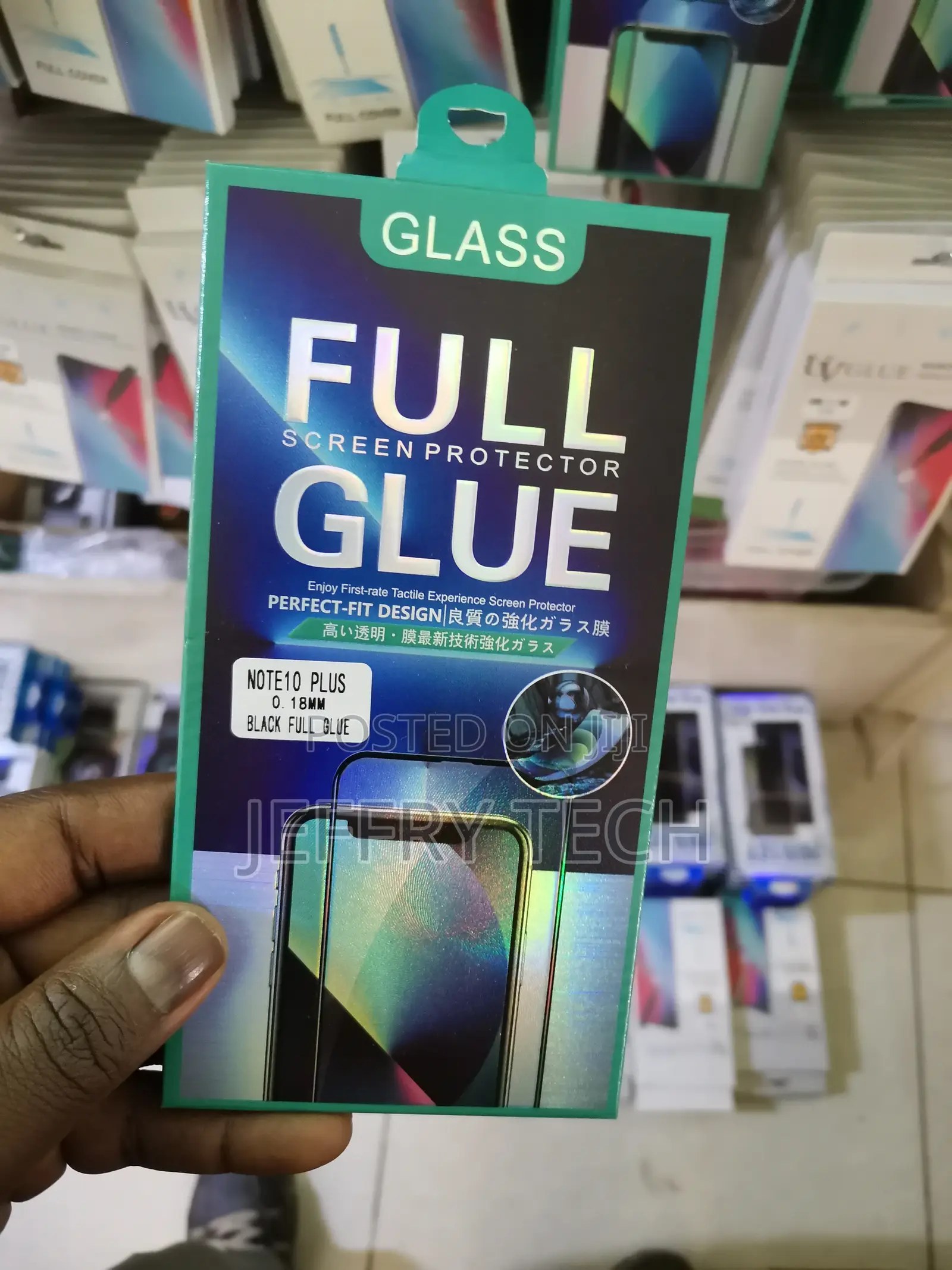 Foluu Galaxy Note 10+ Tempered Glass Privacy Screenprotector