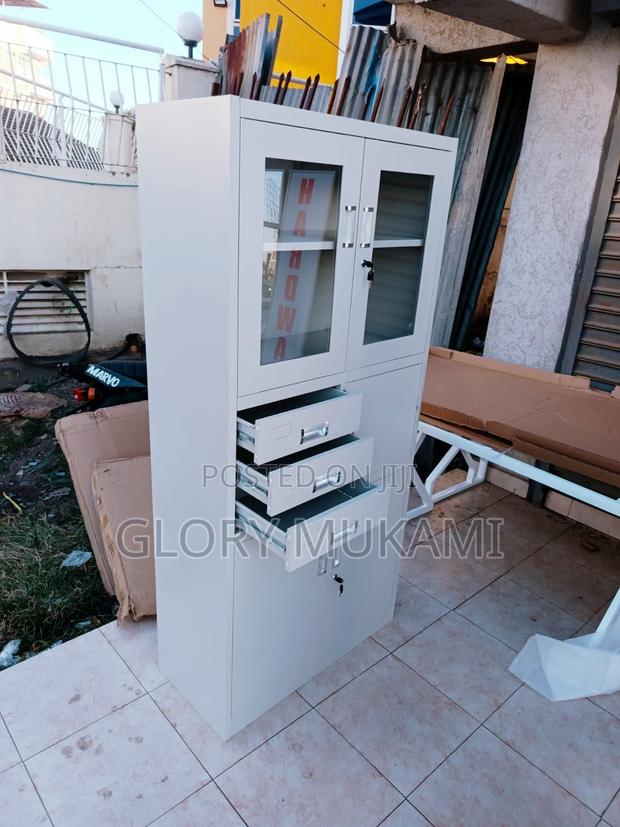 Glass Fronted Storage Cabinet - main view