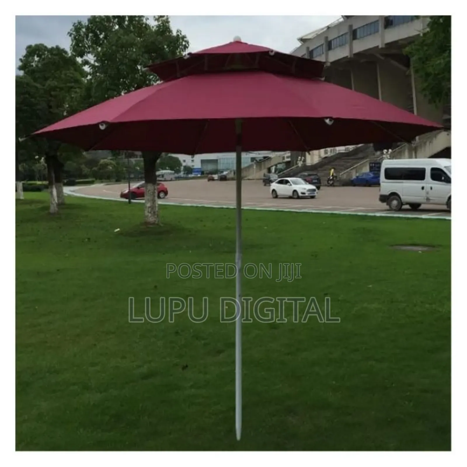 Double Layer Strong Sturdy Outdoor Beach Umbrella
