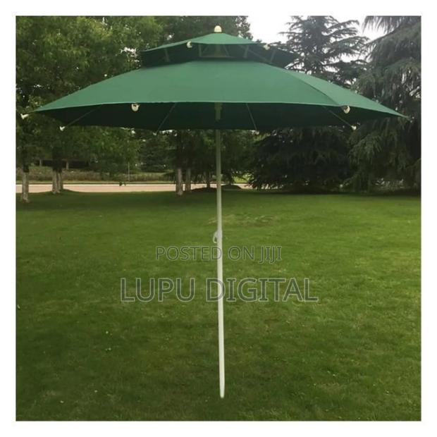 Double Layer Strong Sturdy Outdoor Beach Umbrella - thumbnail 3